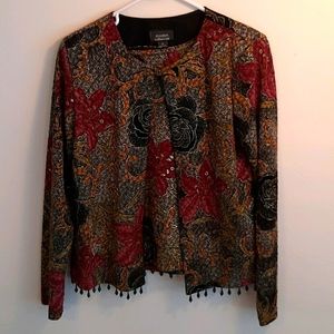 dressbarn 2-piece tank and blouse, size S